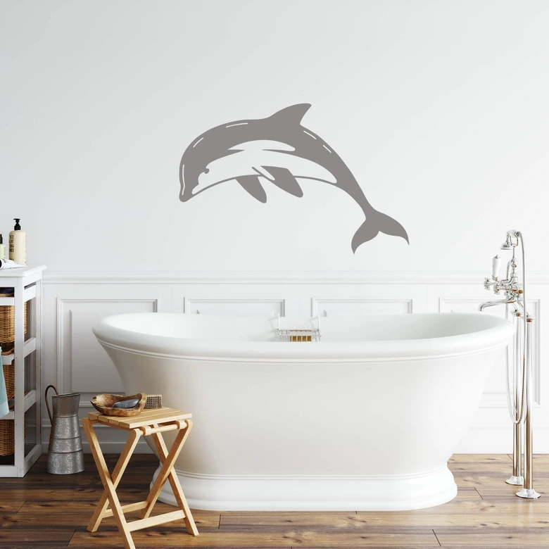 Sticker mural - Dauphin 2 