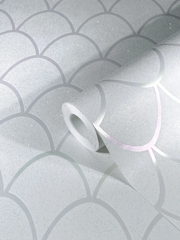 Papier peint intissé SCHÖNER-WOHNEN, papier peint graphique blanc 