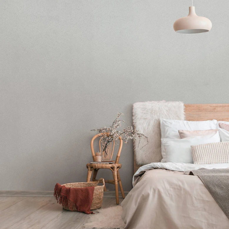 Papier peint intissé SCHÖNER-WOHNEN, revêtement mural gris 