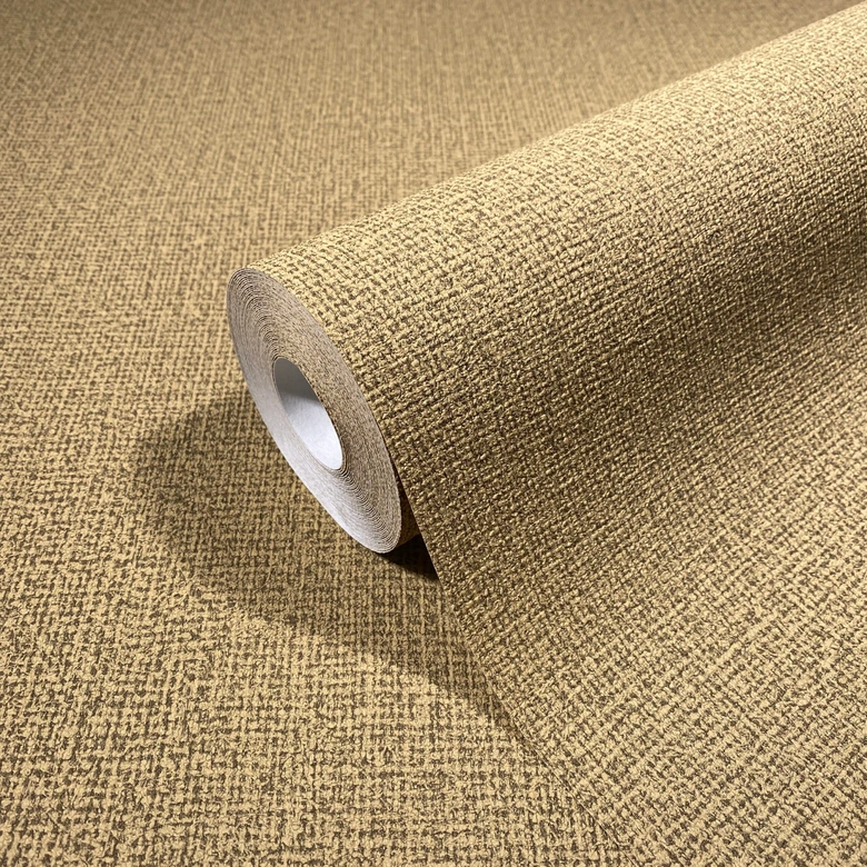 Non-woven Textile Wallpaper Texture Brown Plain Texture  