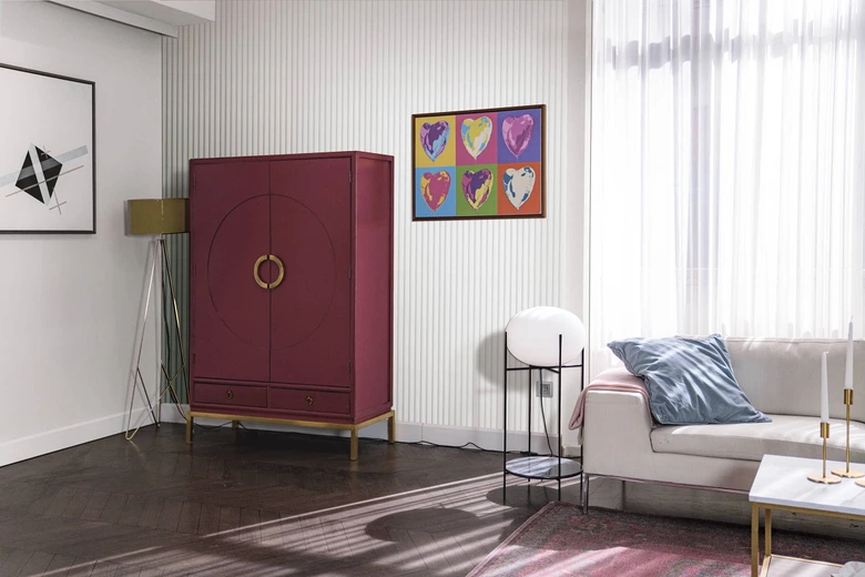 Carta da parati in tessuto non tessuto a strisce bianche per il soggiorno, camera da letto, ufficio di Marburg 