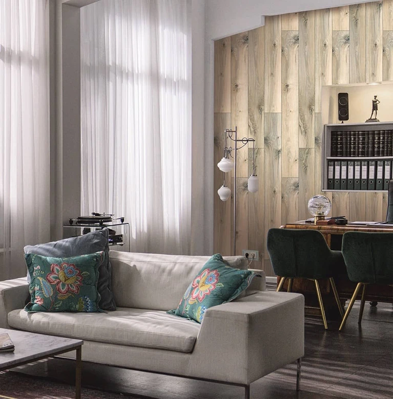 Vliestapete Braun Holzoptik für Wohnzimmer Schlafzimmer Büro marburg Tapete 