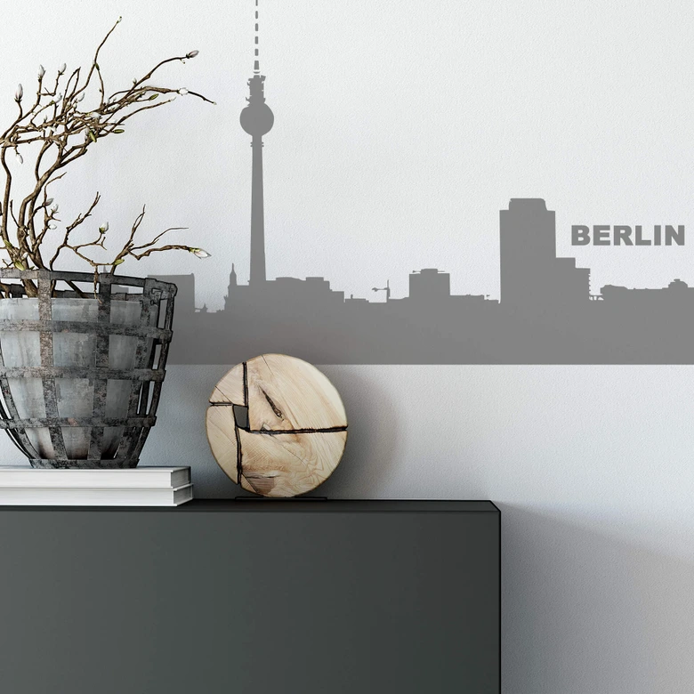 Wandtattoo Berlin Skyline 2 