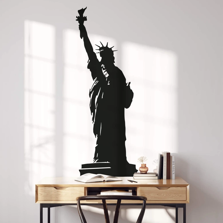 Wandtattoo Miss Liberty 