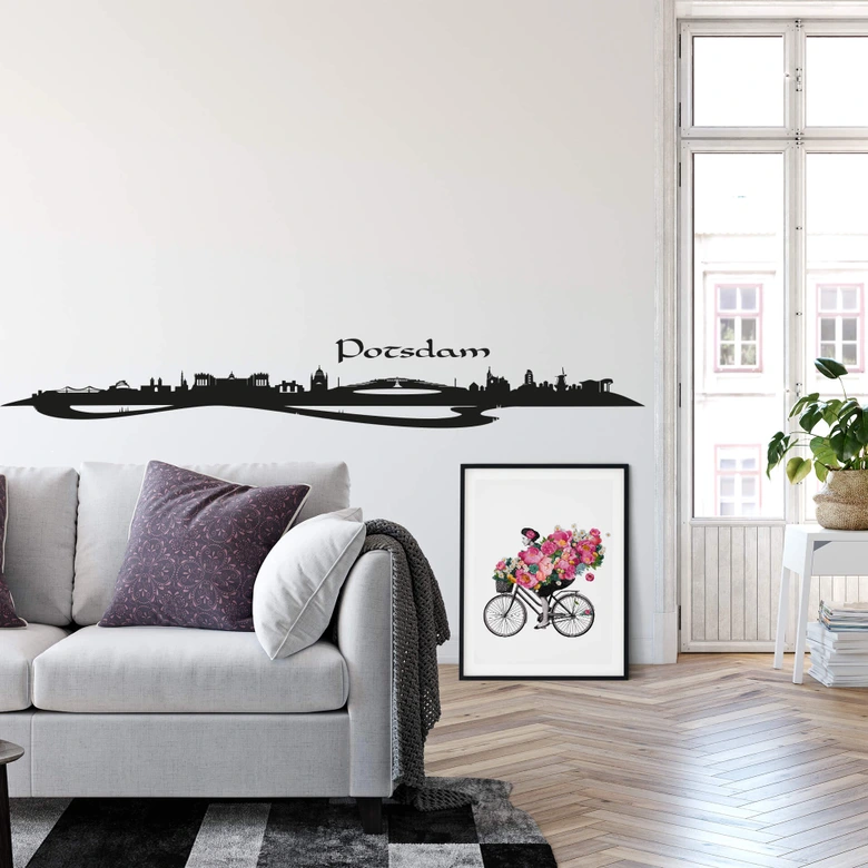Wandtattoo Potsdam Skyline 