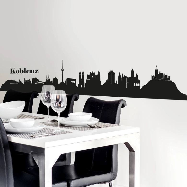 Koblenz Skyline Wall sticker 