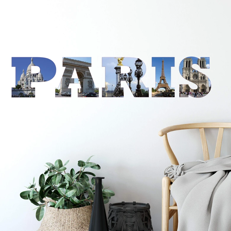 Sticker mural - Paris Impression 2 