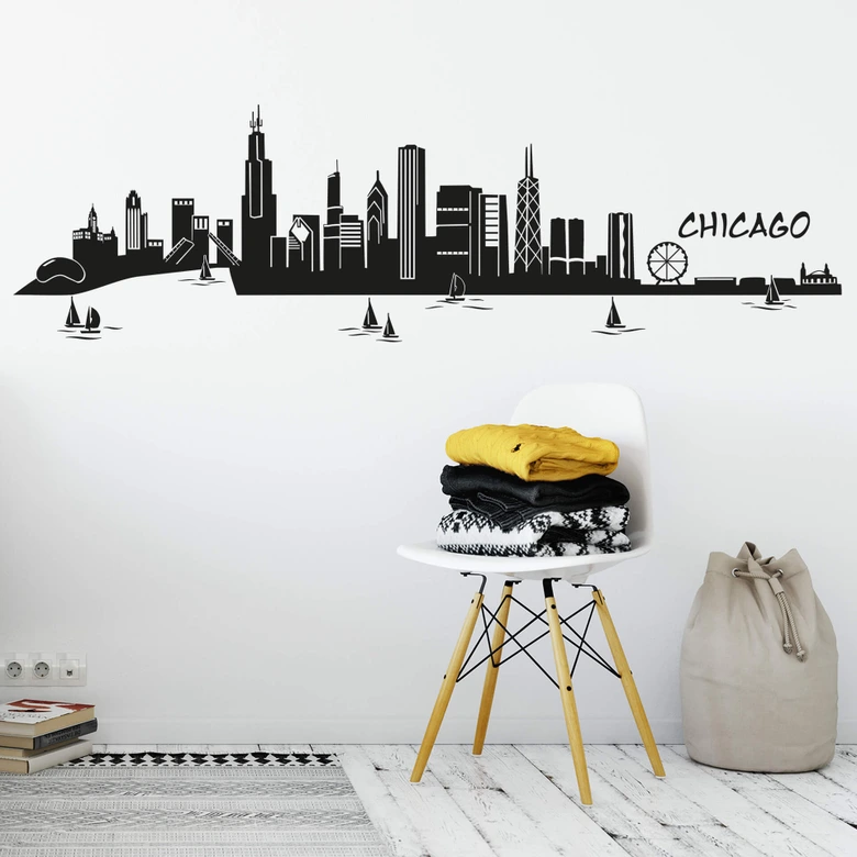 Chicago Skyline Wall sticker 