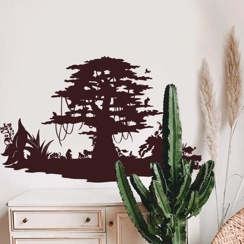 Wandtattoo African Jungle 