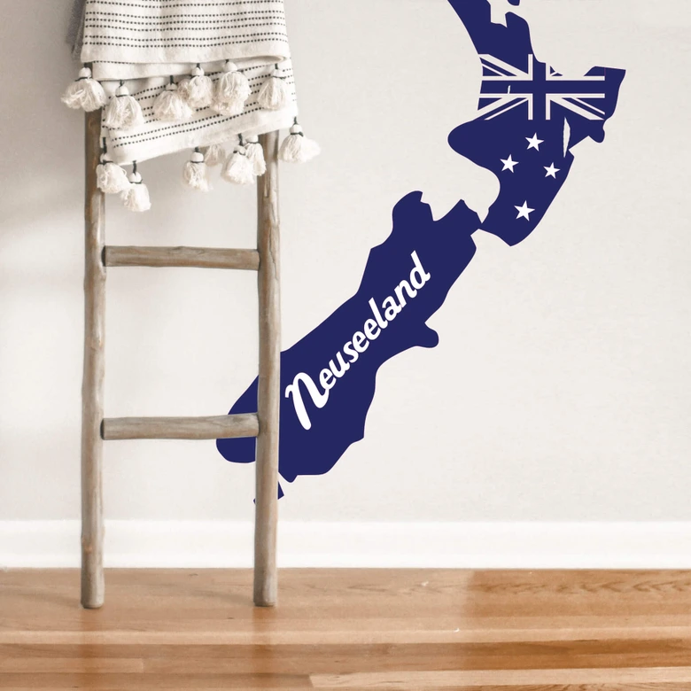 New Zealand Wall Sticker 
