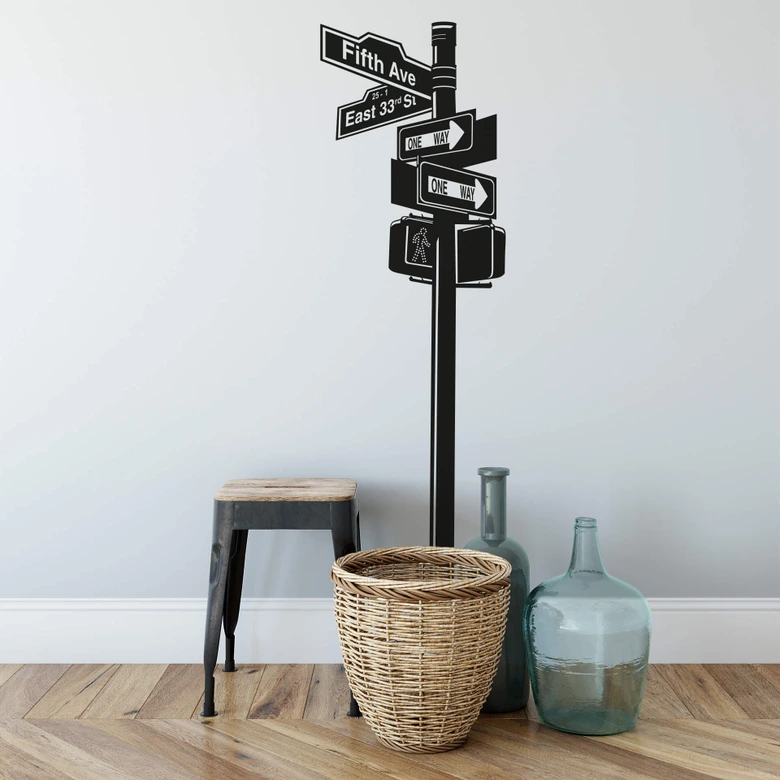 New York Road Sign Wall sticker 
