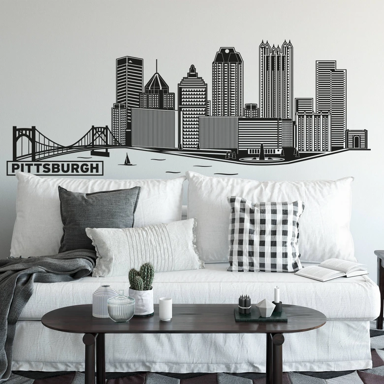 Pittsburgh Skyline Wall sticker 