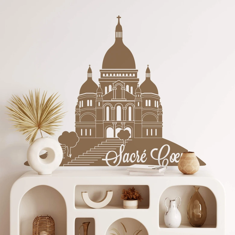 Sticker mural - Le Sacré Cœur de Montmartre 