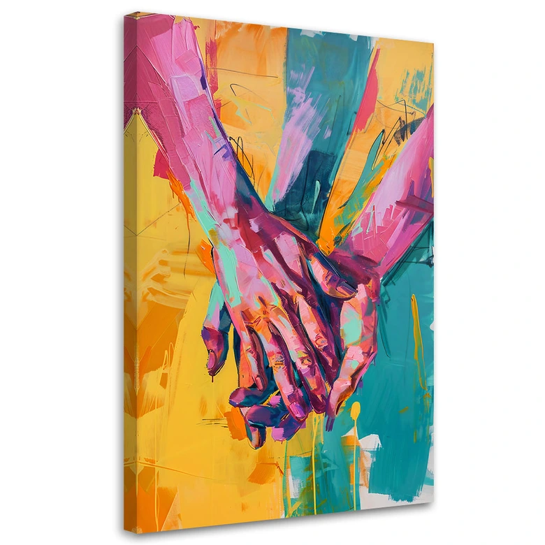 Canvasbillede, Touch love romance 