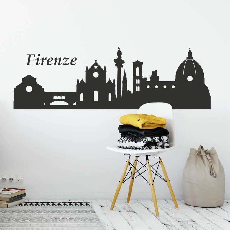 Wandtattoo Skyline Firenze (Florenz) 