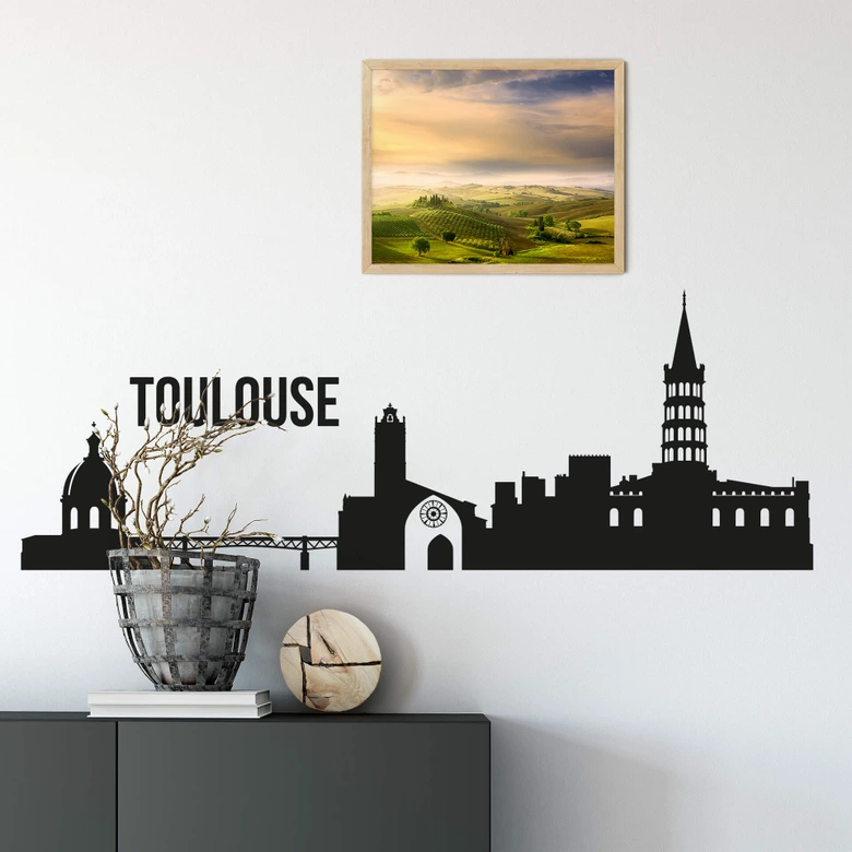 Wandtattoo Skyline Toulouse 