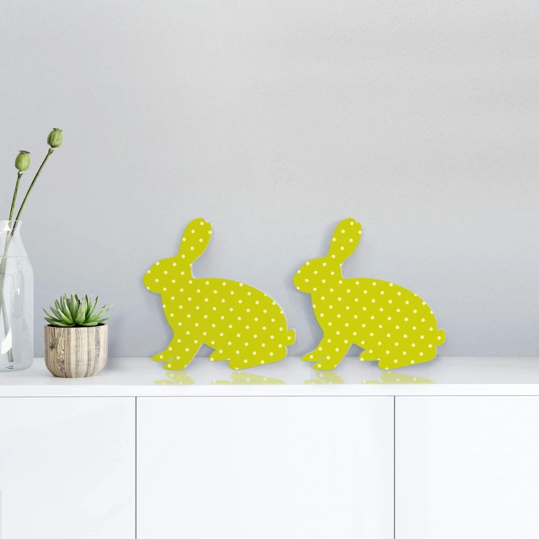 3D Bunny 3D letter 