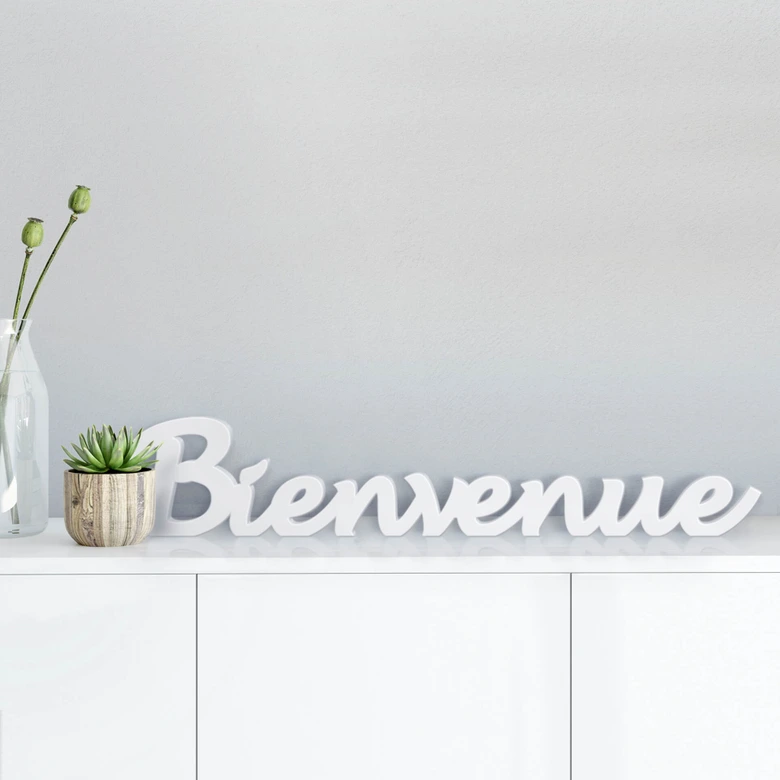 Decoratieletters Bienvenue 