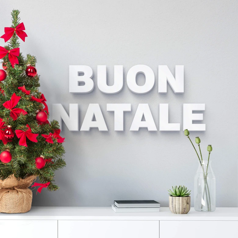 Decoratieletters Buon Natale 