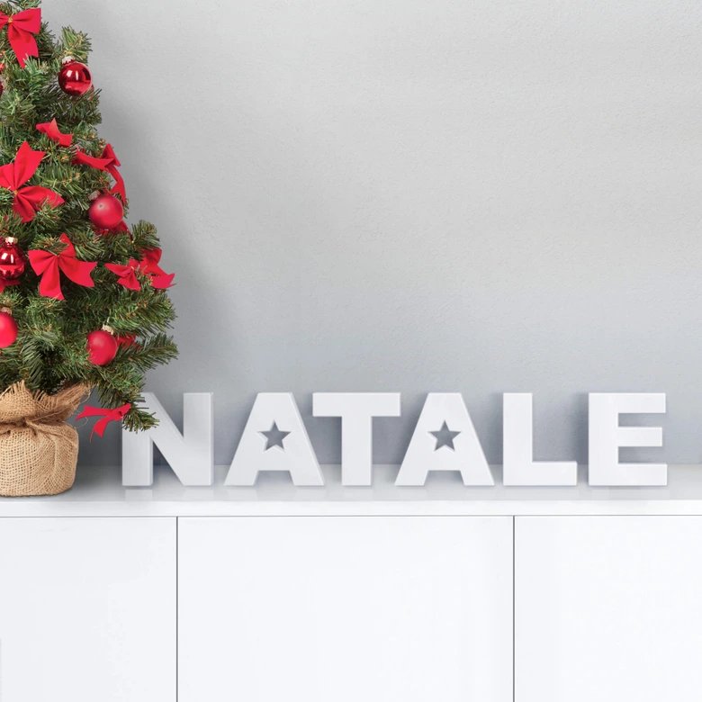 Litera ozdobna 3D Natale 