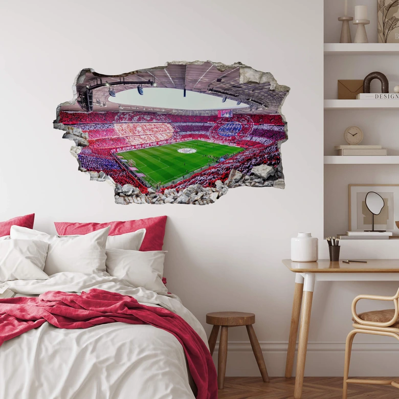 Sticker Mural FC Bayern Stade de Football 