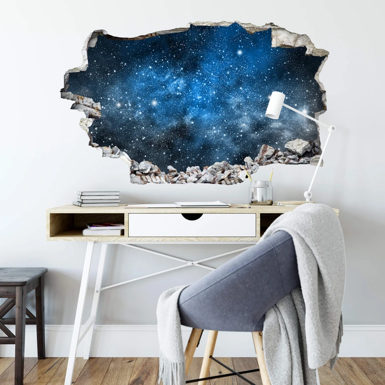 sticker mural 3D Espace calme 