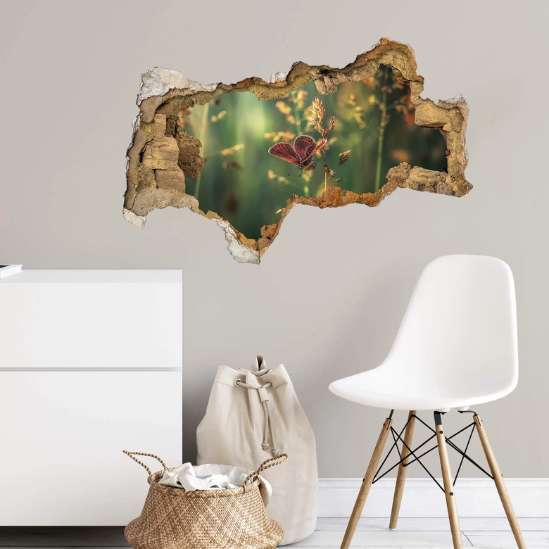 3D Muursticker Vinogradof - Butterfly 