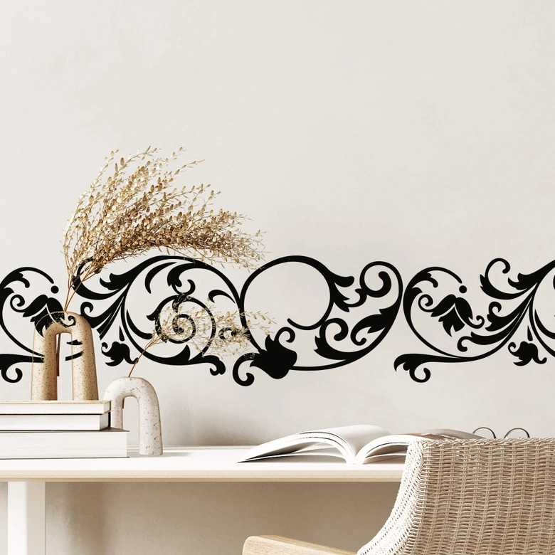 Rose Border Wall sticker 