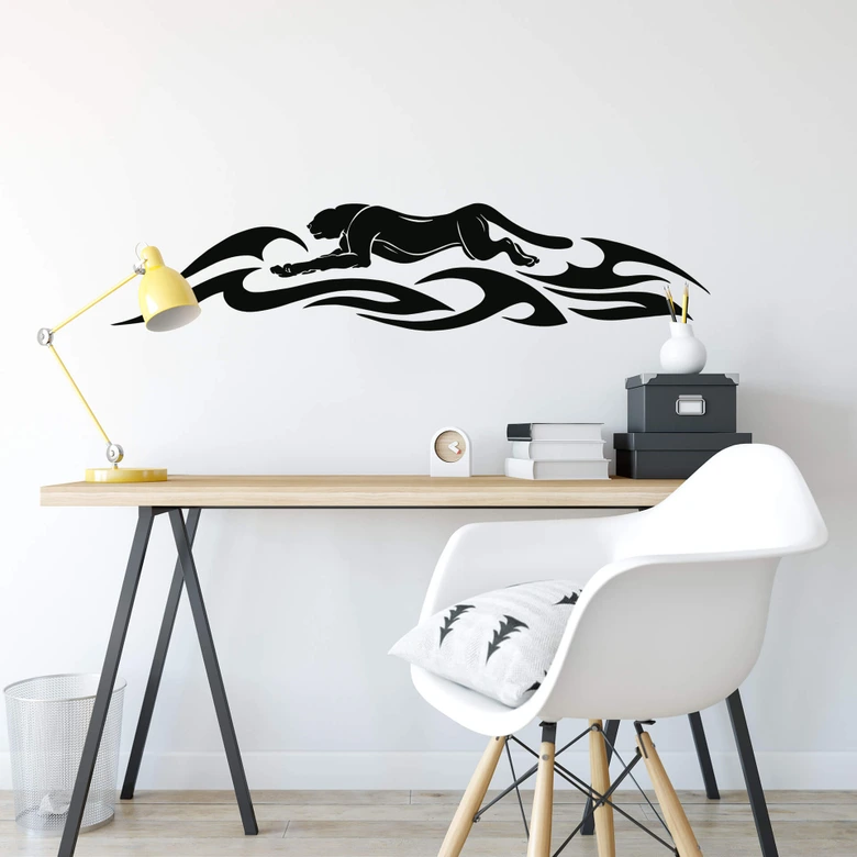 Sticker mural - Tribal Panthère 