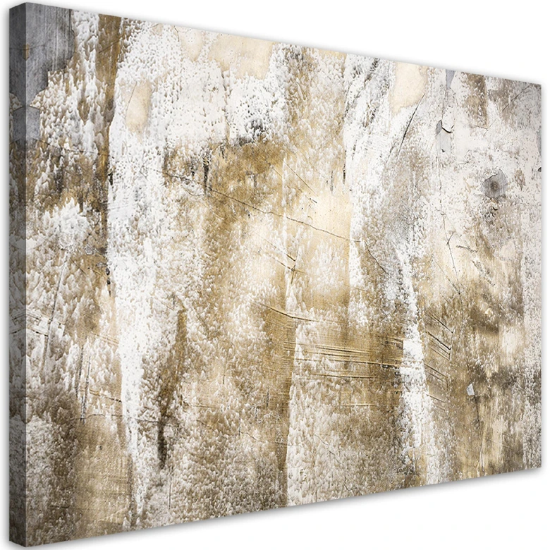 Leinwandbild, Gold Abstraktion Vintage 