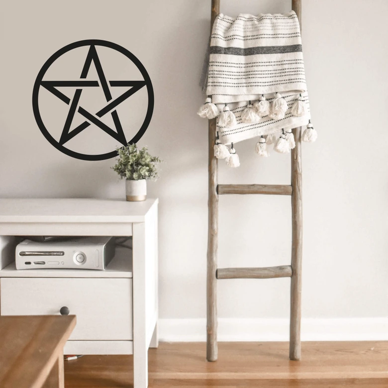 Sticker mural - Pentagramme 