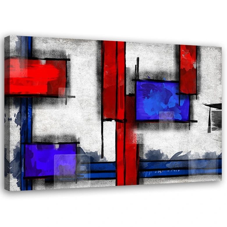 Leinwandbild, Geometrische Abstraktion 