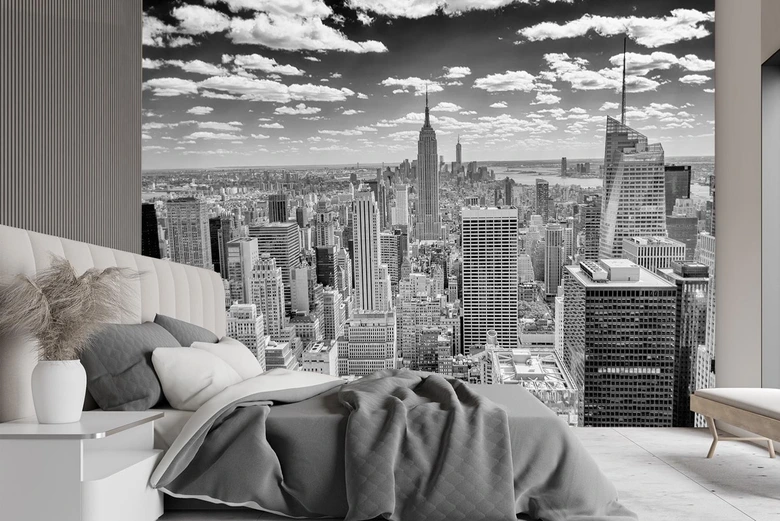 Fototapete, Wolken über Manhattan 