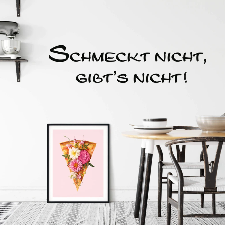 Wandtattoo Schmeckt nicht gibt's nicht! 