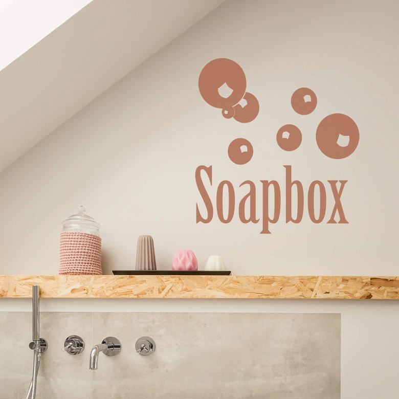 Sticker mural - Soap Box 2 