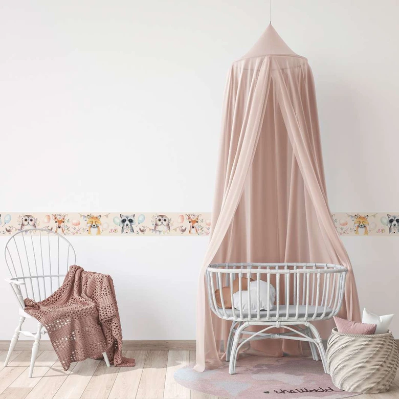 Bordüre, Vliesbordüre Kids Walls beige, bunt 