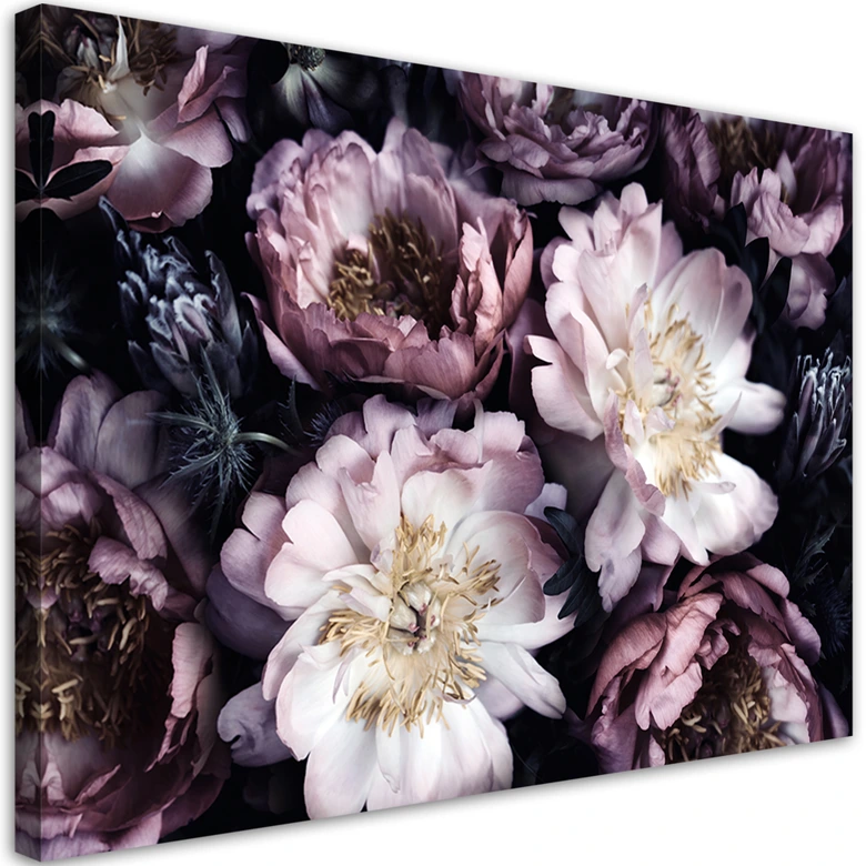 Leinwandbild, Blumenstrauß Vintage Retro 