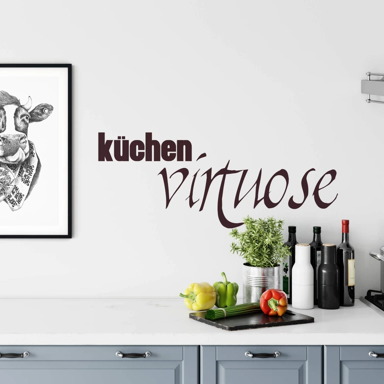 Wandtattoo Küchenvirtuose 