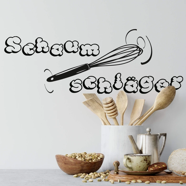 Wandtattoo Schaumschläger 