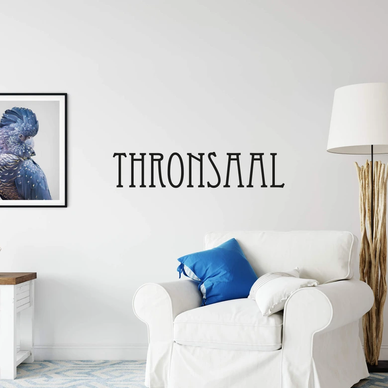 Wandtattoo Thronsaal 