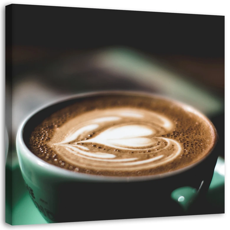 Leinwandbild, Kaffee Tasse 