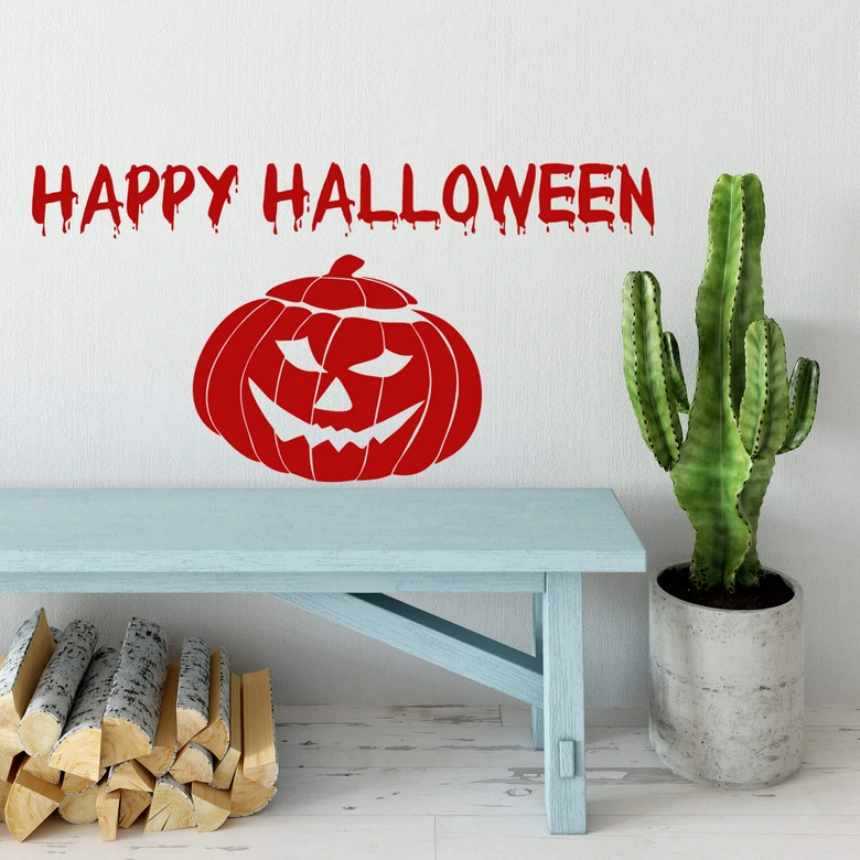 Wandtattoo Happy Halloween 