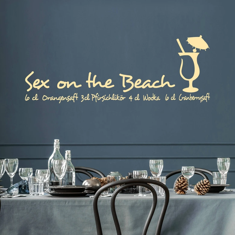 Wandtattoo Sex on the beach 