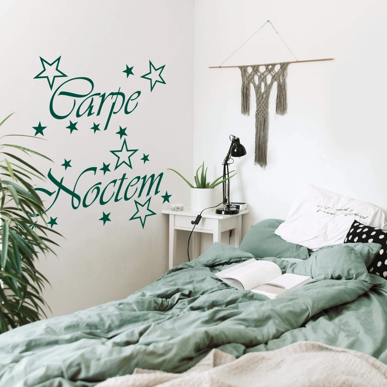 Sticker mural - Carpe Noctem 