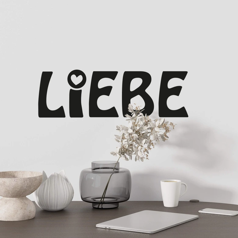 Wandtattoo Liebe 
