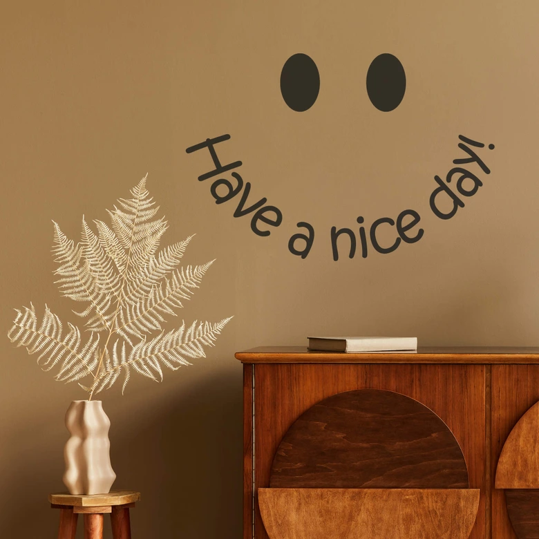 Sticker mural - Smiley 