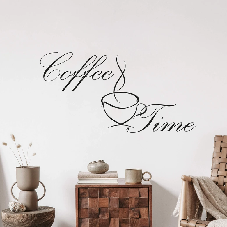 Sticker mural - Coffee Time 2 