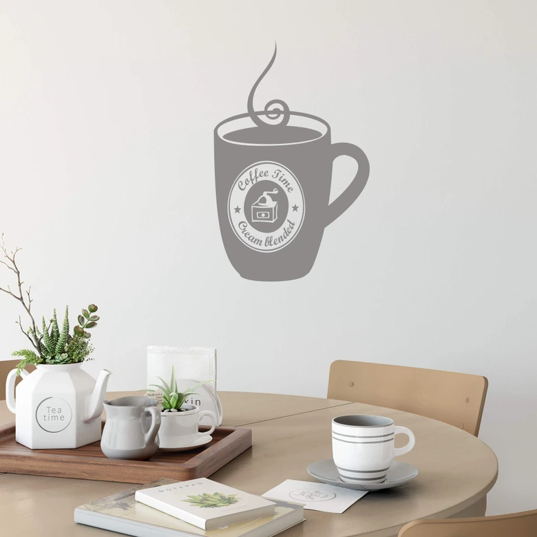 Wandtattoo Coffee Cup 
