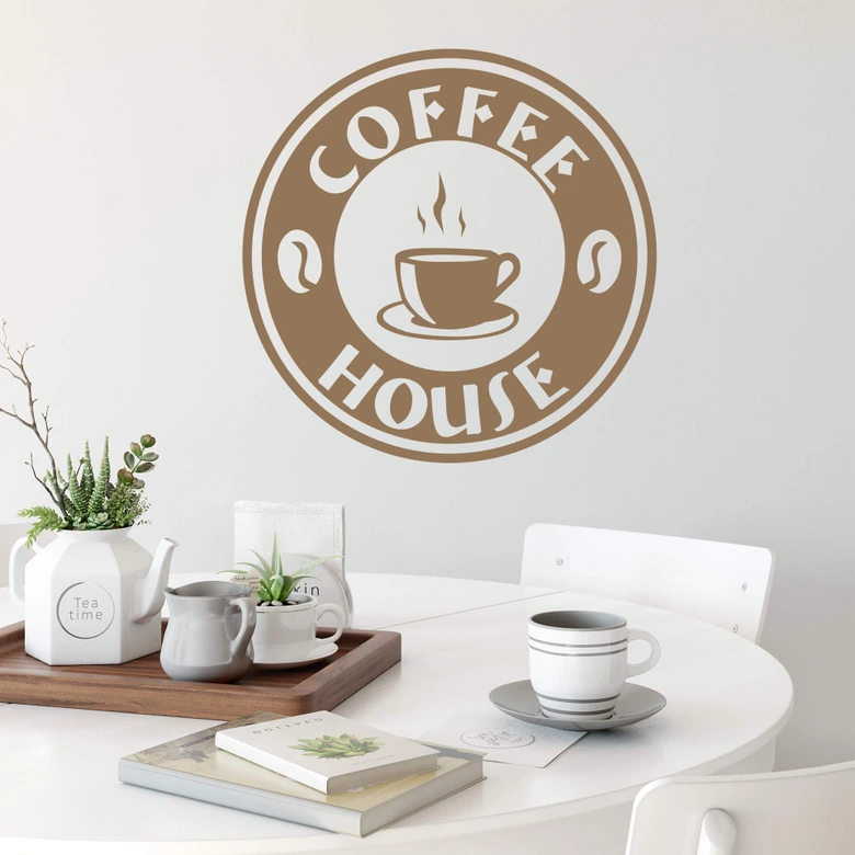 Wandtattoo Coffeehouse 