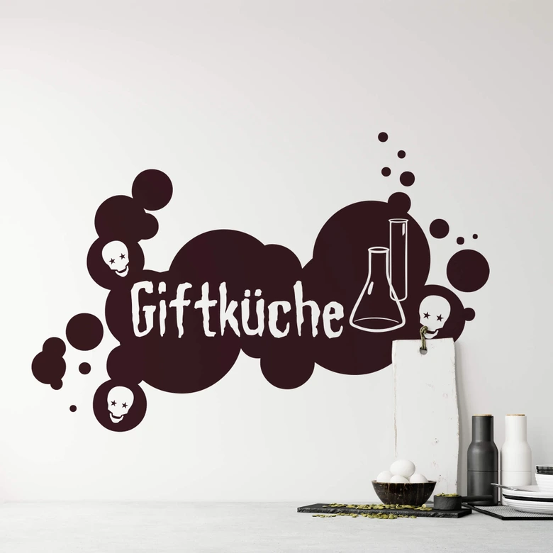 Wandtattoo Giftküche 